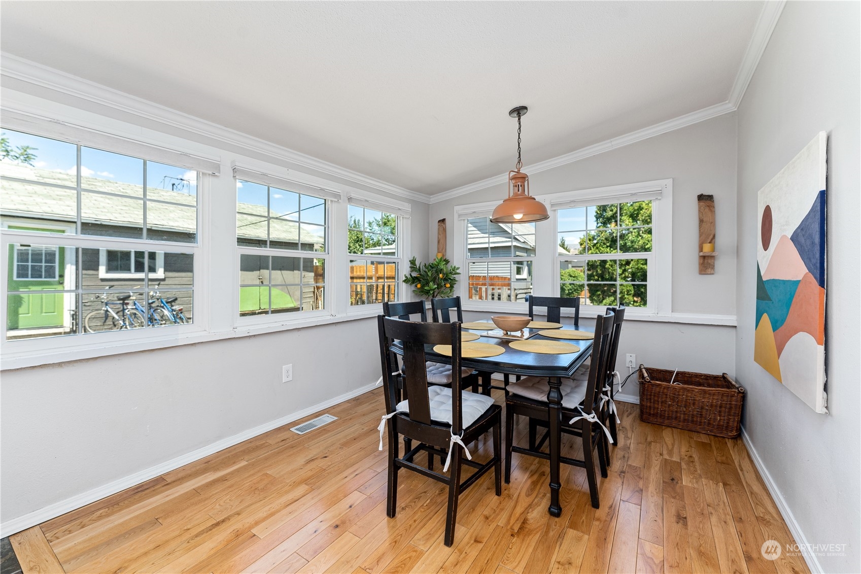 100 East Island View Street Wenatchee, WA 98801 - Photo 18 of 40 a view of a dining room with furniture window and wooden floor