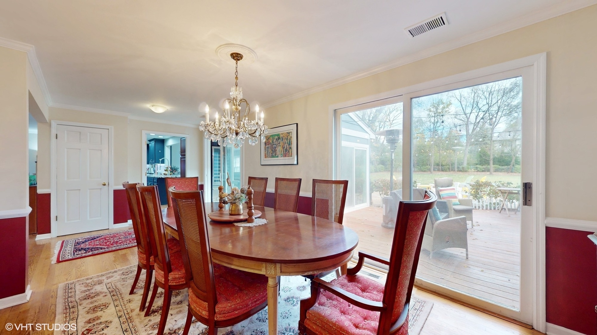 1925 Maple Place Riverwoods, IL 60015 - Photo 17 of 59 a view of a dining room with furniture window and outside view
