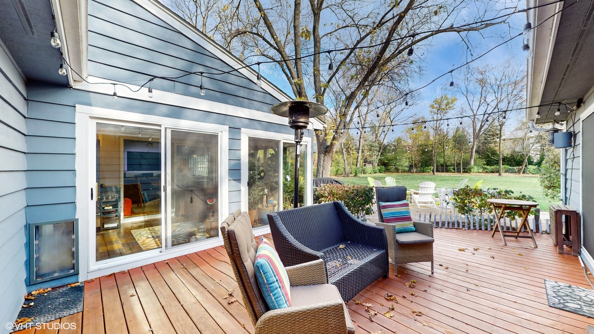 1925 Maple Place Riverwoods, IL 60015 - Photo 44 of 59 a view of a patio with couches table and chairs and potted plants