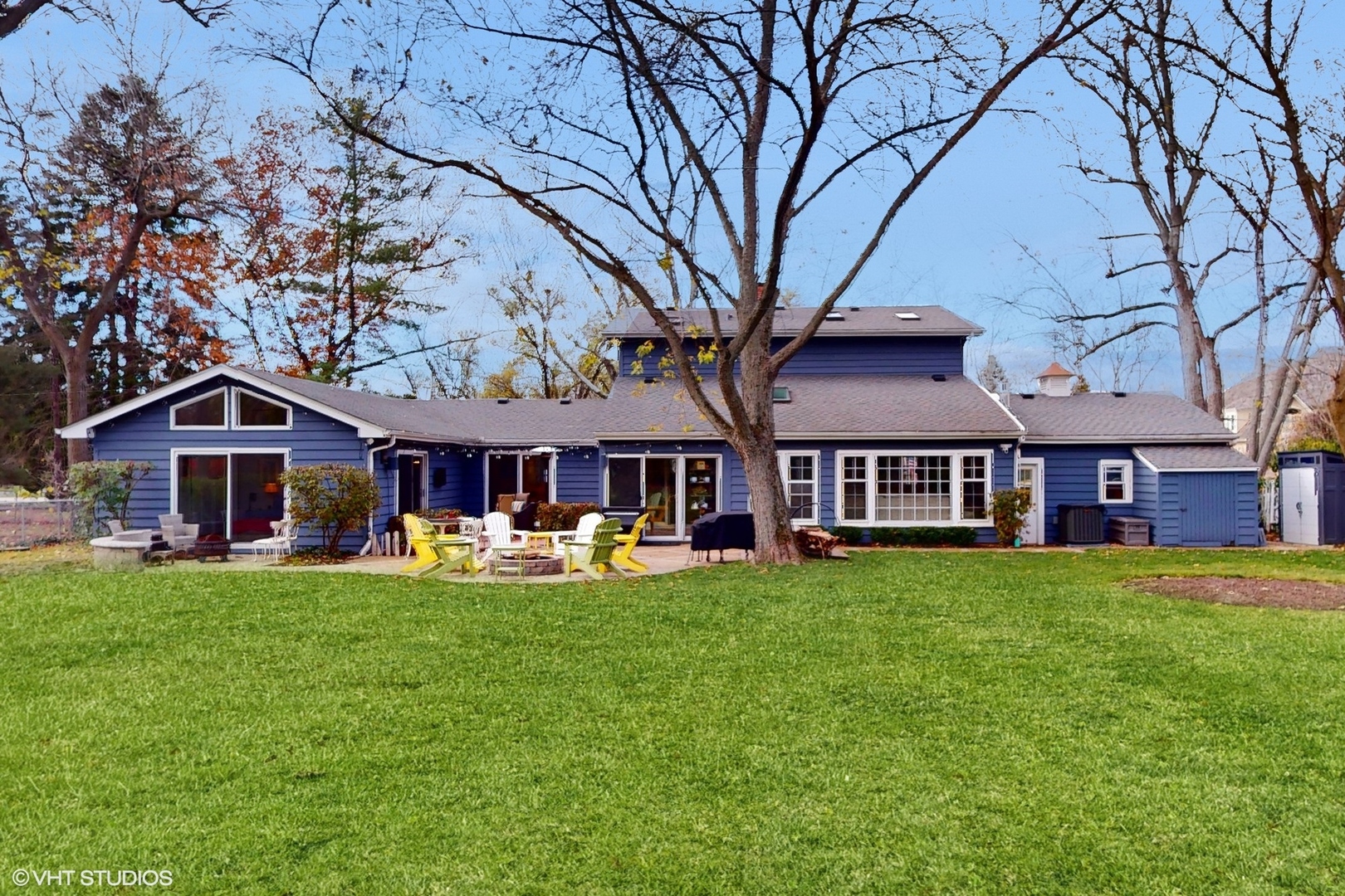 1925 Maple Place Riverwoods, IL 60015 - Photo 48 of 59 a view of a house with a big yard and large trees