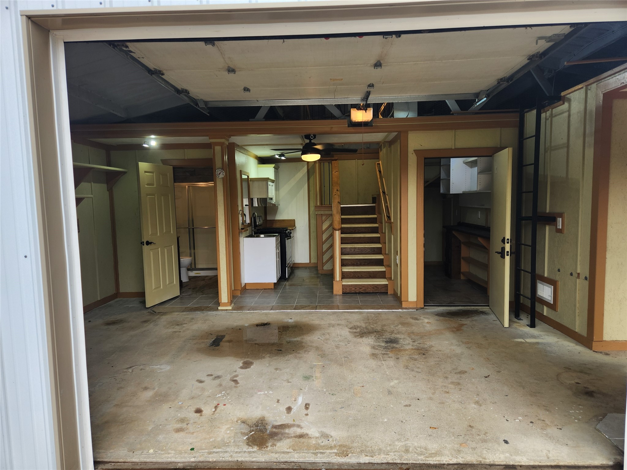1810 State Highway 150 Coldspring, TX 77331 - Photo 28 of 28 a view of a hallway with wooden walls