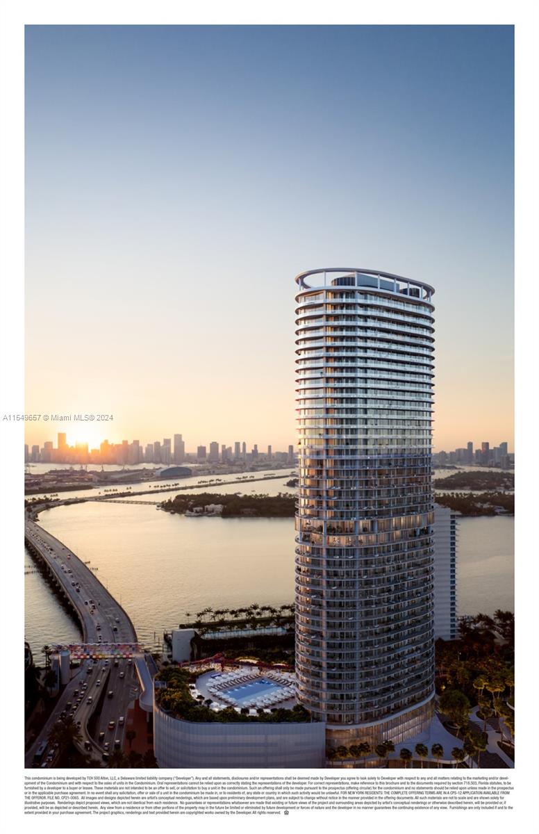 500 Alton Road, Unit 1806 Miami Beach, FL 33139 - Photo 1 of 8 a view of lake with city view