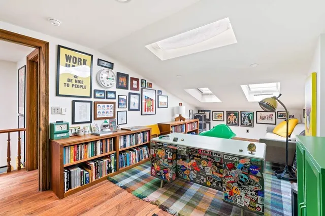 a room with lots of furniture and toys