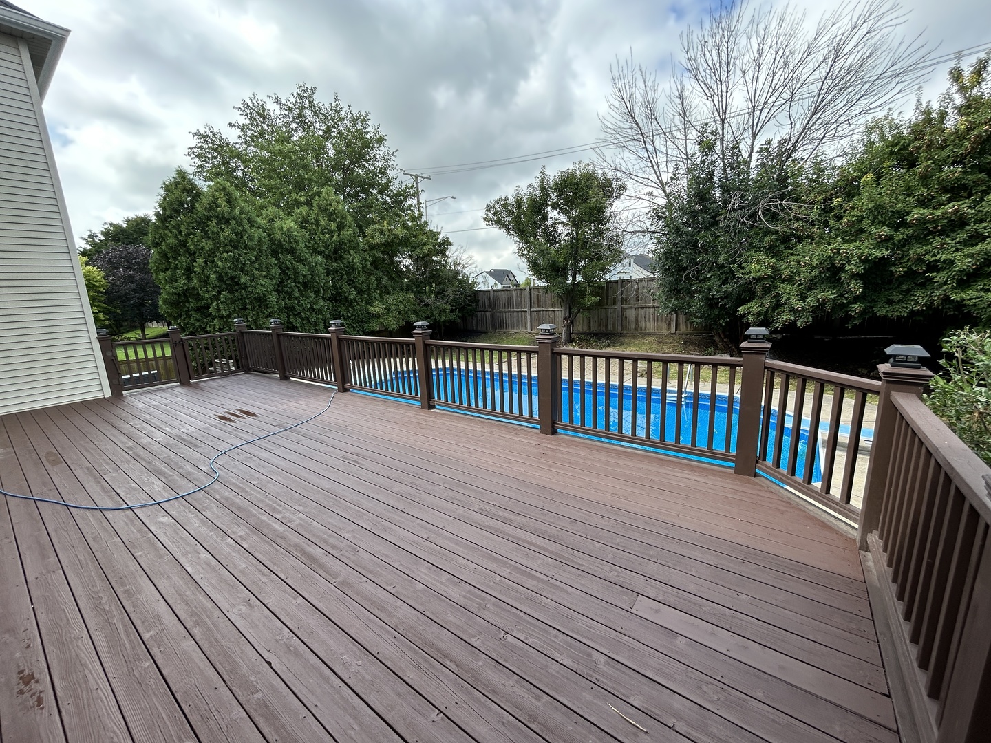 3932 Bluejay Lane Naperville, IL 60564 - Photo 46 of 50 a view of backyard with deck and wooden floor