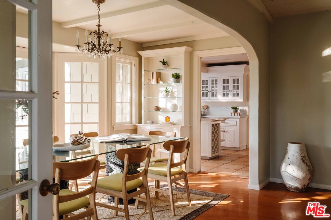 21580 Encina Road Topanga, CA 90290 - Photo 10 of 38 a dining room with furniture and window