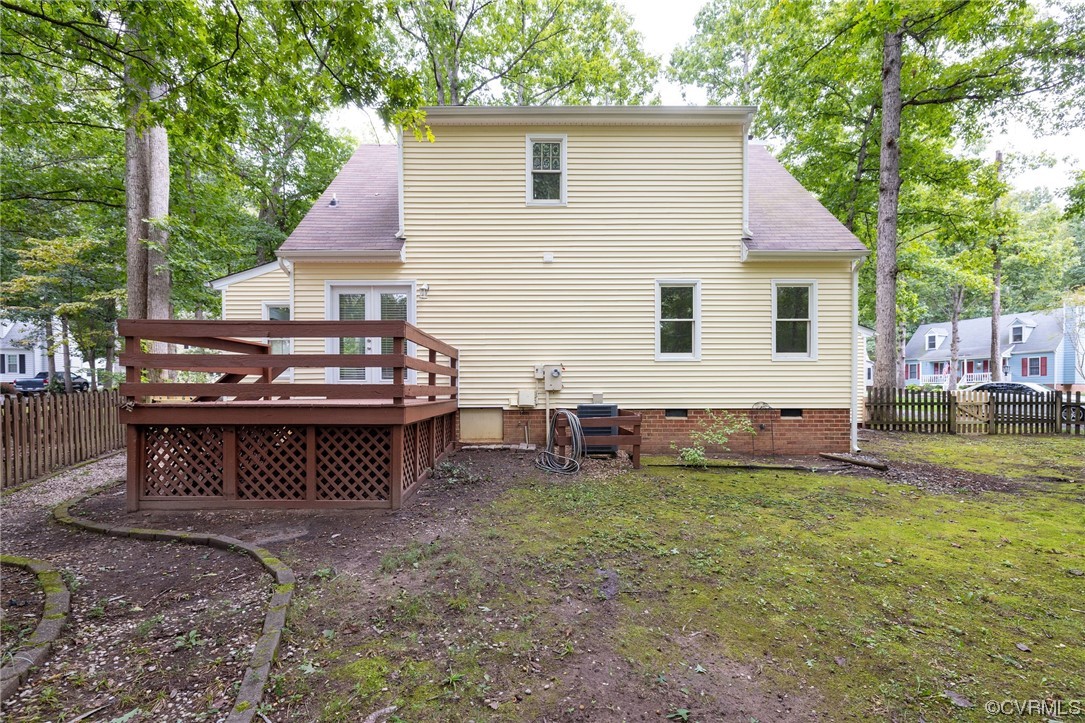 2406 Arrowood Road Midlothian, VA 23112 - Photo 36 of 39 a view of a house with backyard and sitting area