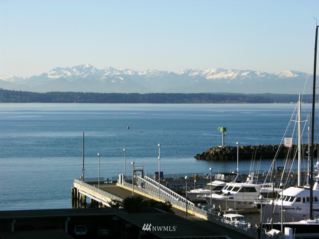 a view of a lake from a balcony