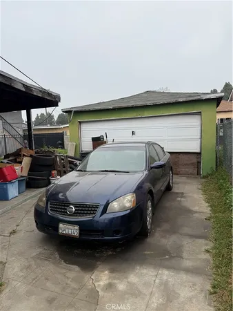 a car parked in garage