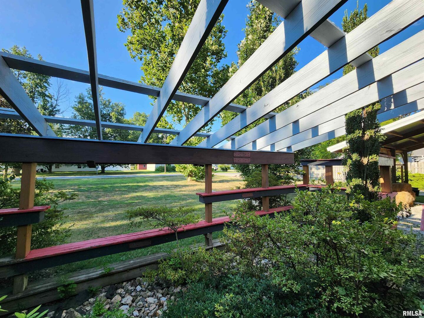 5628 Coal Street Sesser, IL 62884 - Photo 7 of 62 a view of a yard with a street