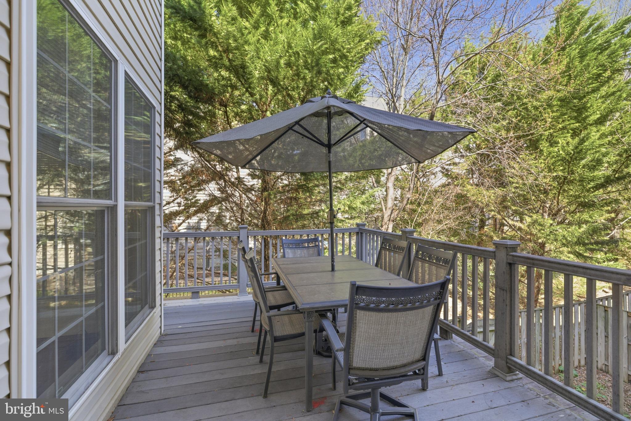 9249 Laurel Ridge Crossing Road Lorton, VA 22079 - Photo 36 of 38 a view of balcony with furniture and wooden deck