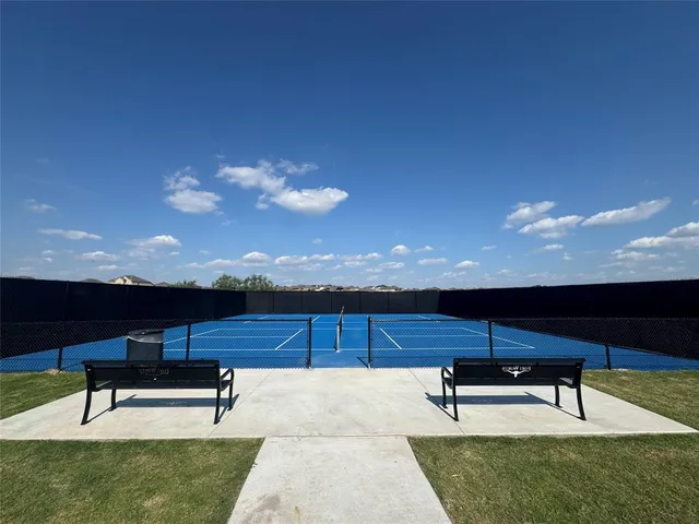 a view of a bench in the terrace