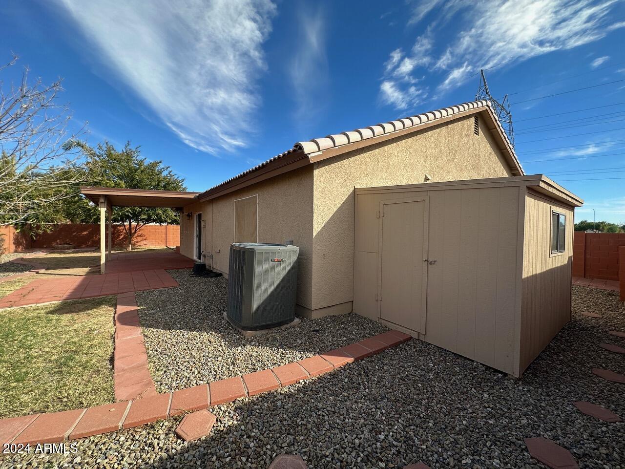 3202 East Decatur Street Mesa, AZ 85213 - Photo 28 of 51 Custom shed w/electric!