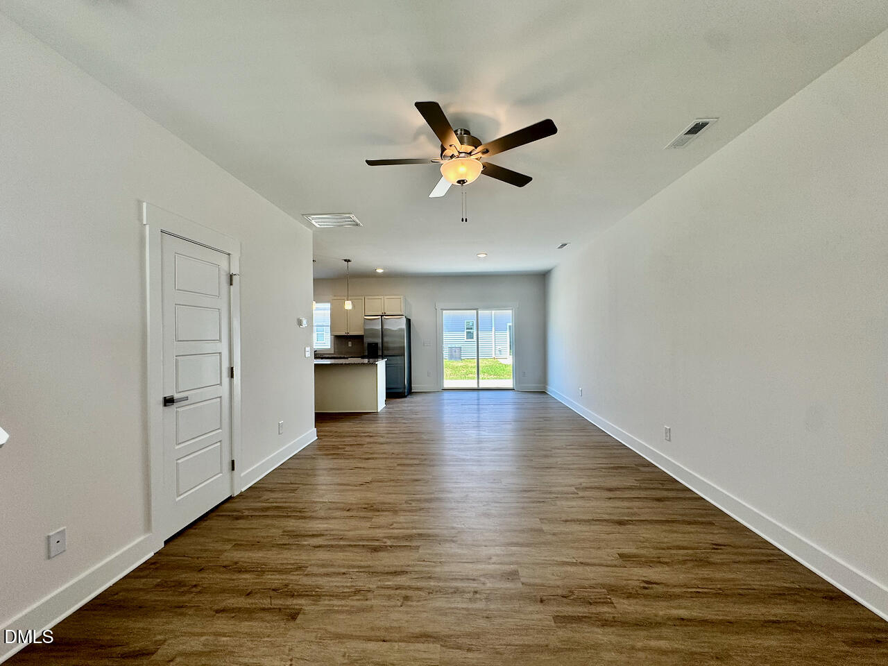 218 George Street, Unit A Four Oaks, NC 27524 - Photo 5 of 28 Family Room-Dining-Kitchen Flow