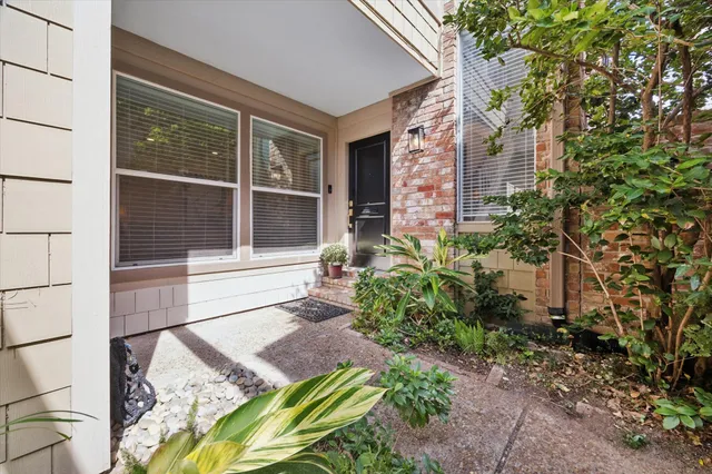 a house with a large window