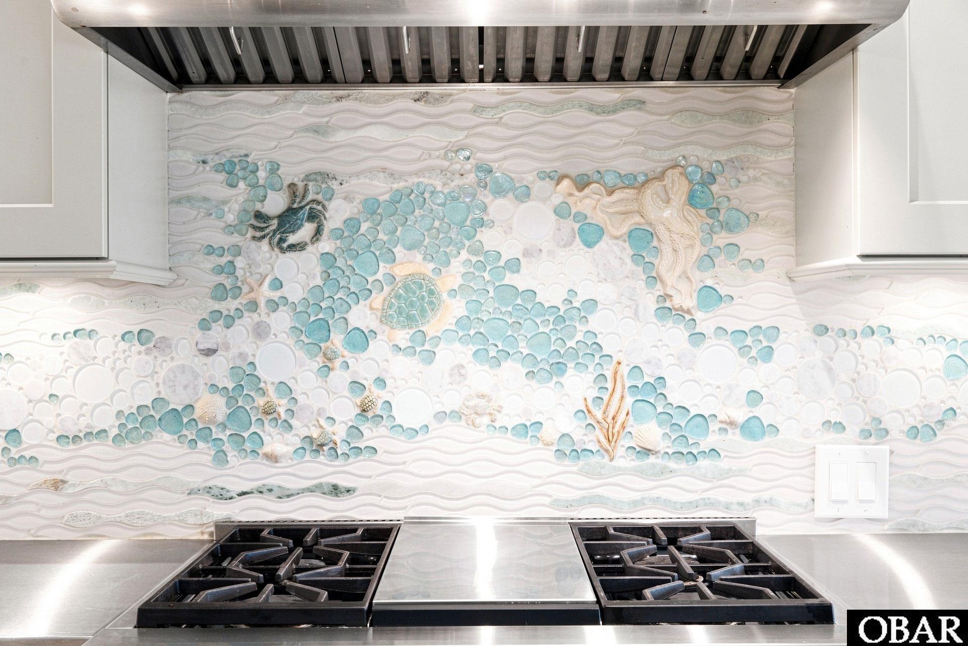 3044 Martins Point Road Kitty Hawk, NC 27949 - Photo 9 of 51 One of a kind artistic tile backsplash!