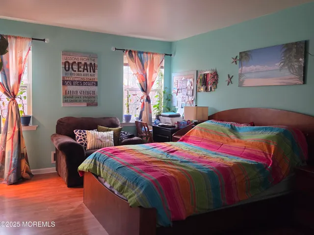 a building outdoor space with patio furniture