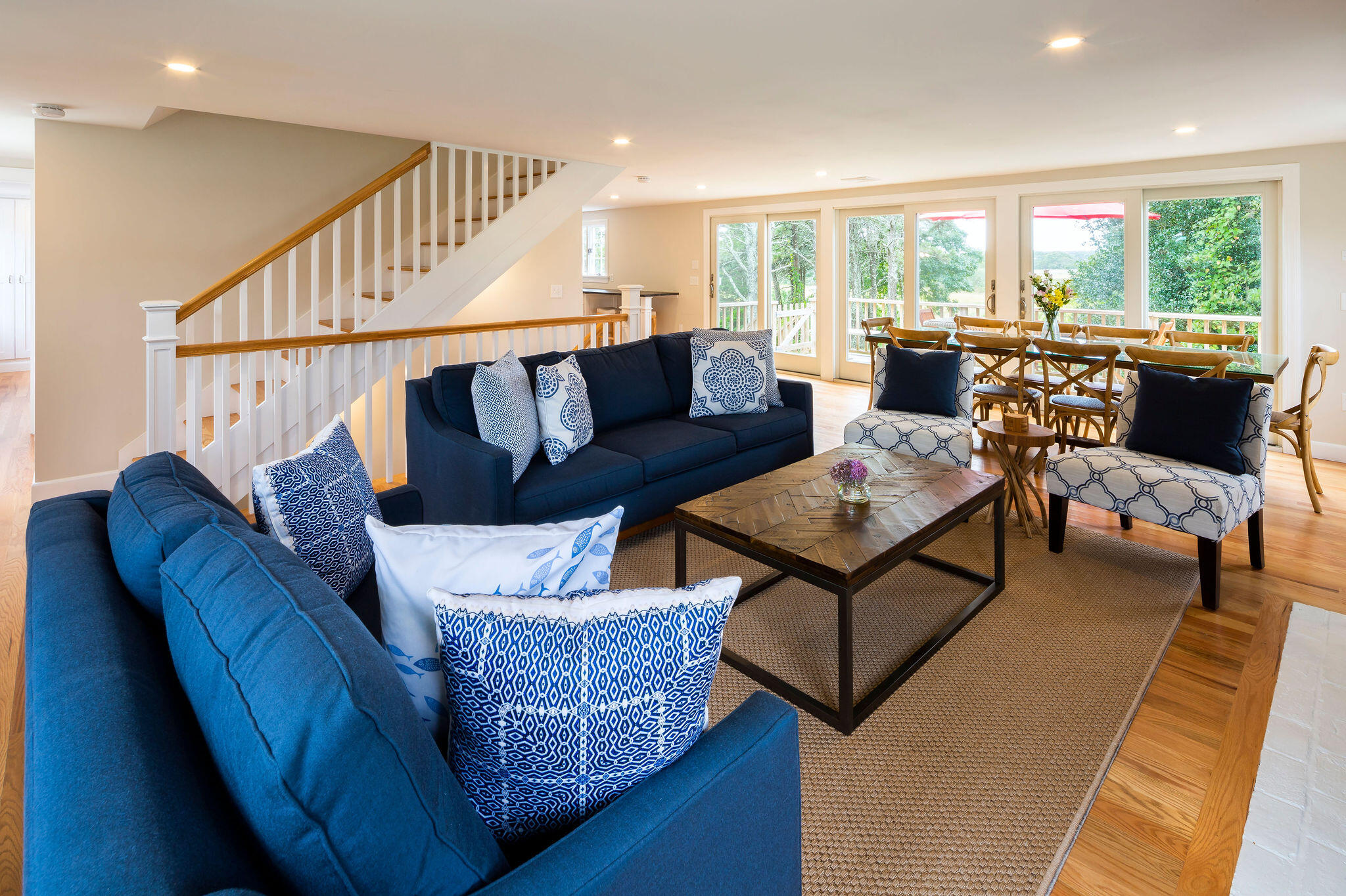 20 Hardings Beach Road Chatham, MA 02633 - Photo 11 of 20 a living room with furniture ceiling fan and a rug