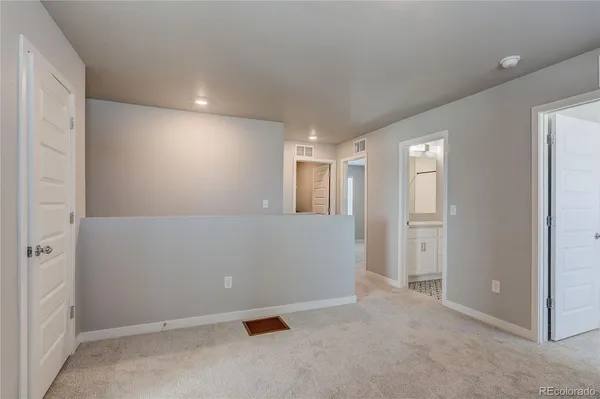 a view of an empty room