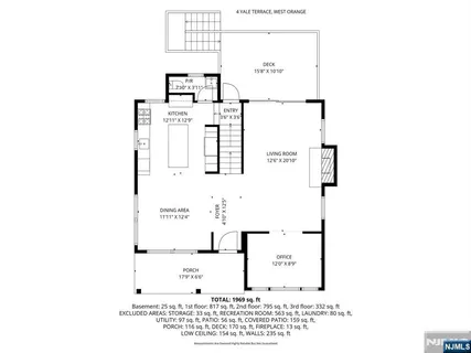 $999,000 | 4 Yale Terrace, West Orange, NJ 07052