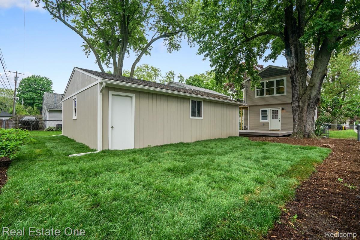 149 Linwood Avenue Rochester, MI 48307 - Photo 43 of 47 Extra large garage with new Sod and landscaping