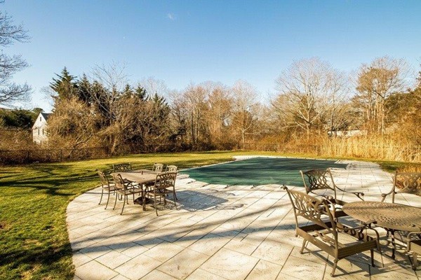 5 Linden Road Sandwich, MA 02537 - Photo 28 of 30 a view of a swimming pool with an outdoor seating