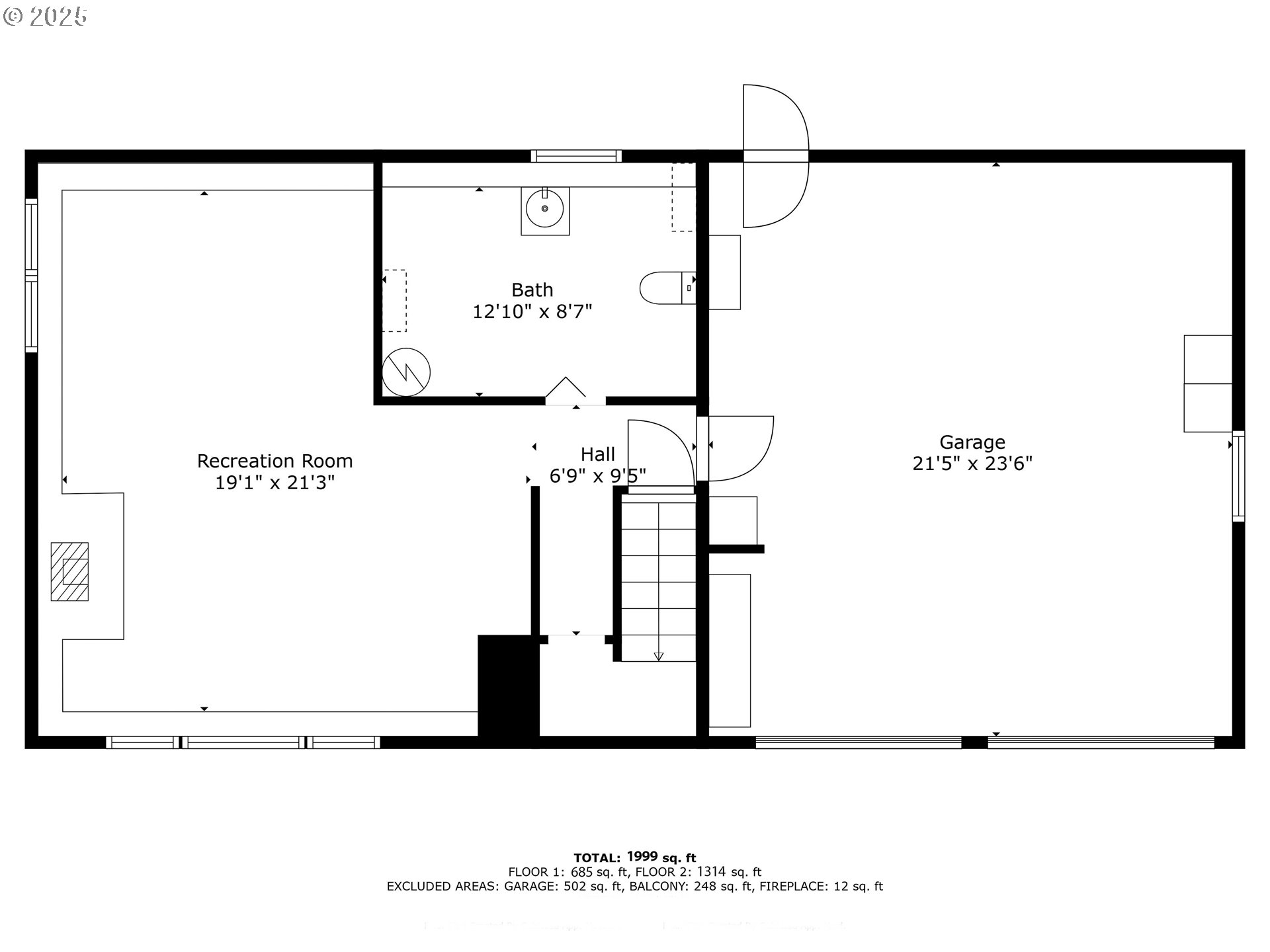 1246 Southeast Barnes Road Gresham, OR 97080 - Photo 43 of 43 a picture of a floor plan