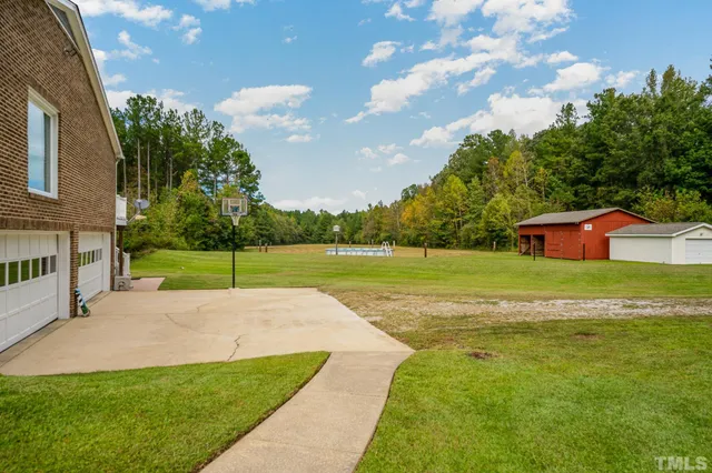 a view of a volley ball court