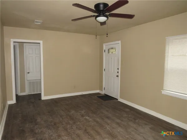 a view of an empty room