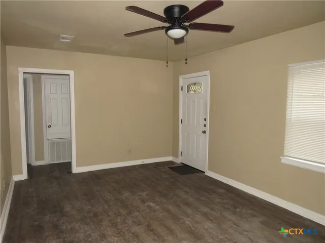 a view of an empty room