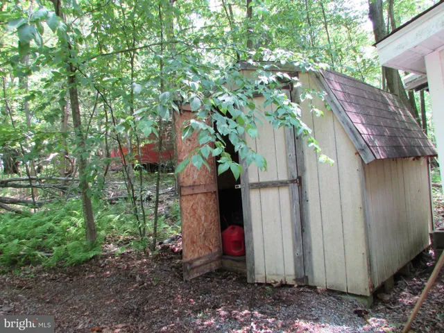 a view of a out door space area
