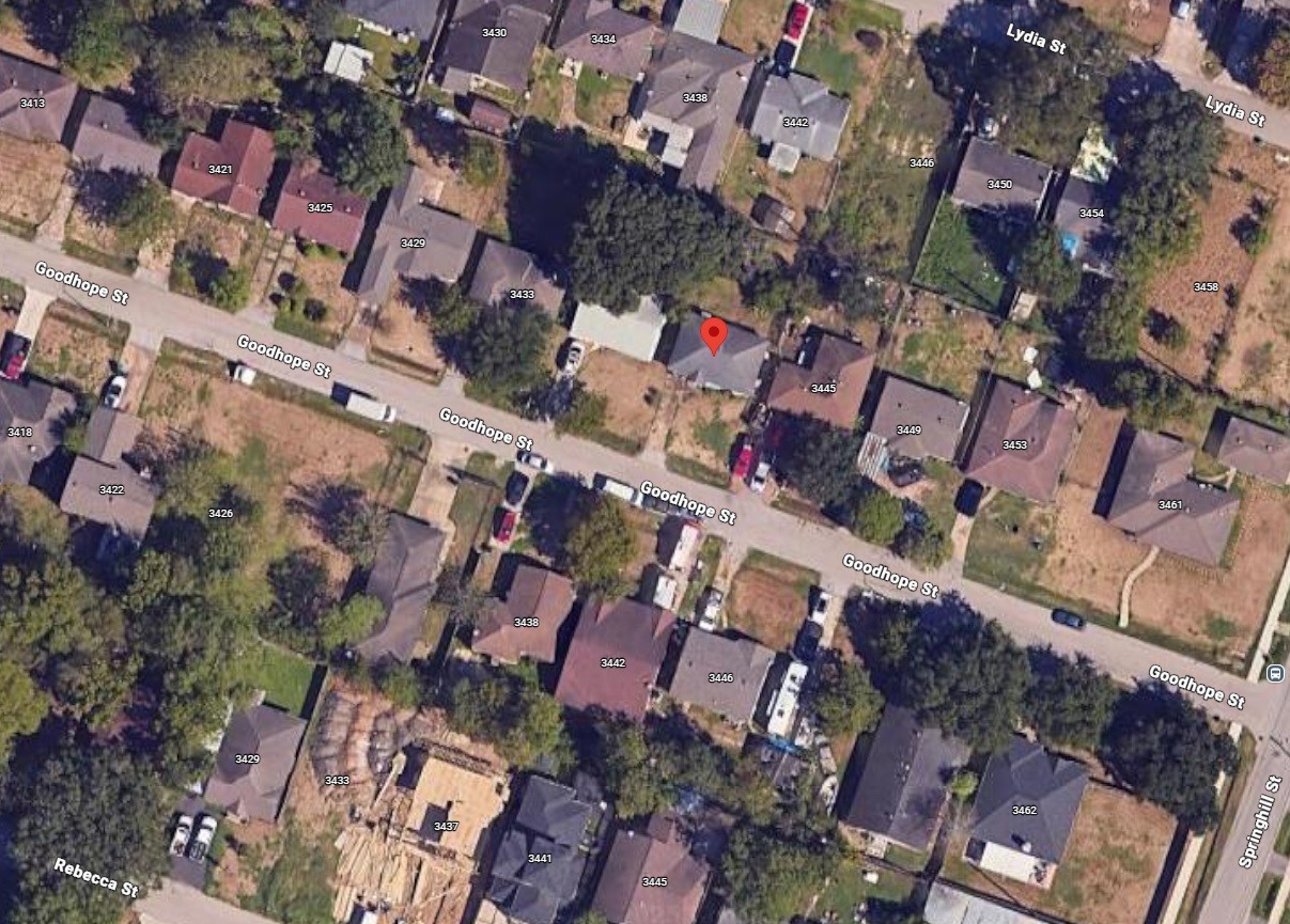 3441 Good Hope Street Houston, TX 77021 - Photo 1 of 7 an aerial view of a building with a yard
