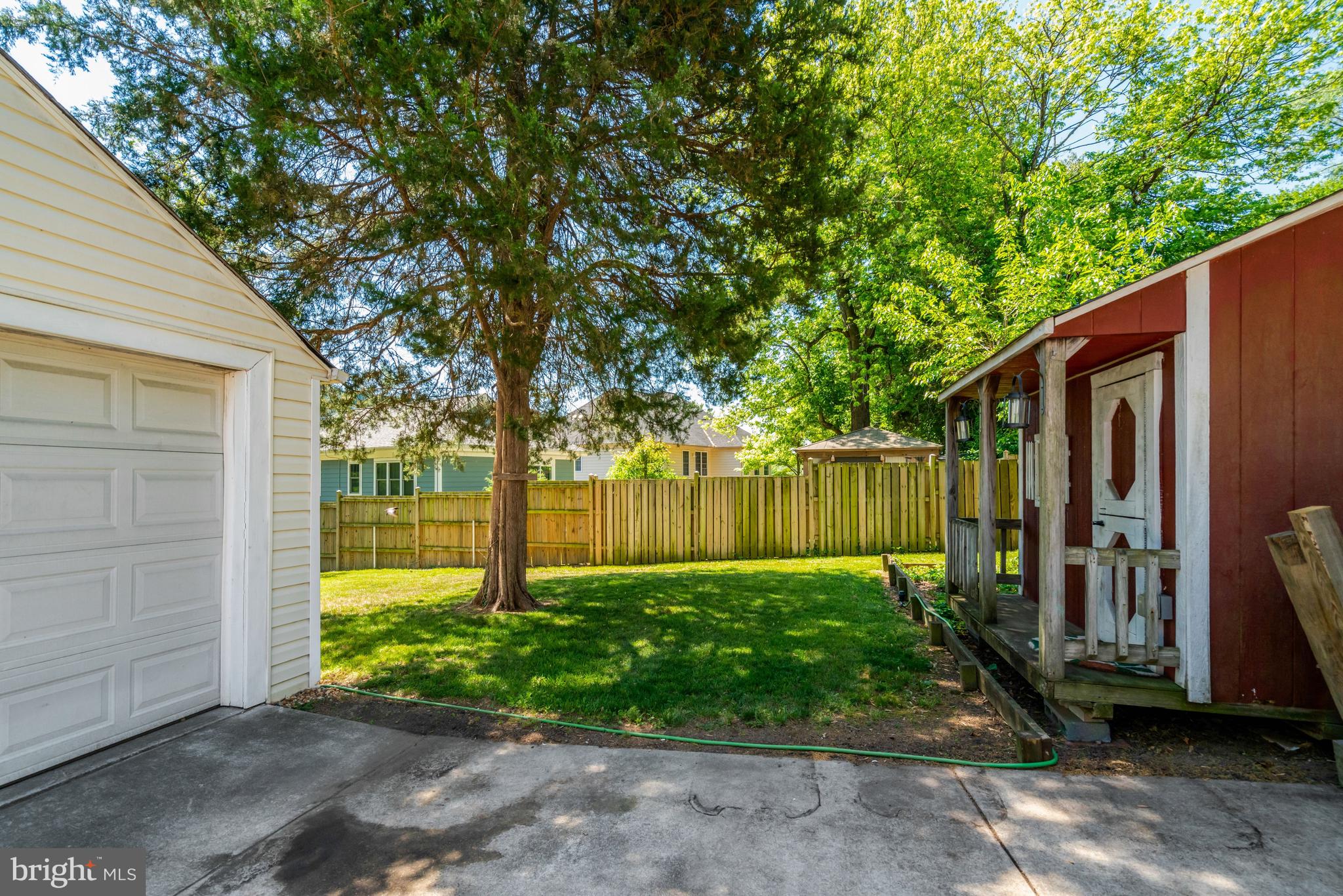 3107 Memorial Street Alexandria, VA 22306 - Photo 39 of 45 Storage shed and view towards rear of yard