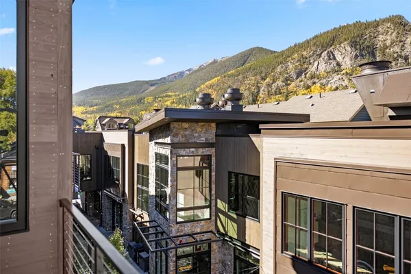 a view of a balcony
