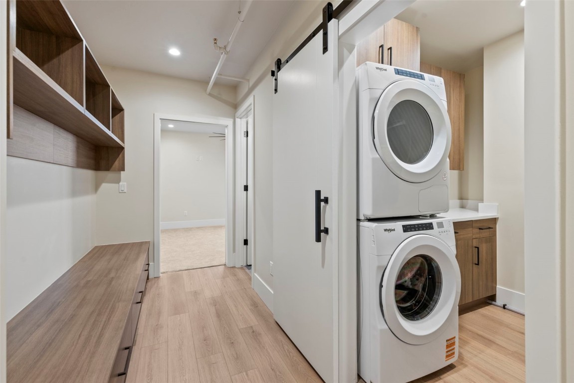 310 East Main Street, Unit 202 Frisco, CO 80443 - Photo 37 of 45 a view of a hallway with washer and dryer