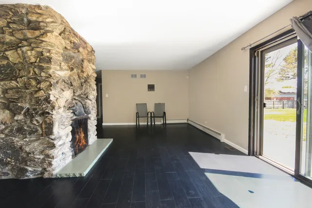 a view of livingroom with furniture and staircase