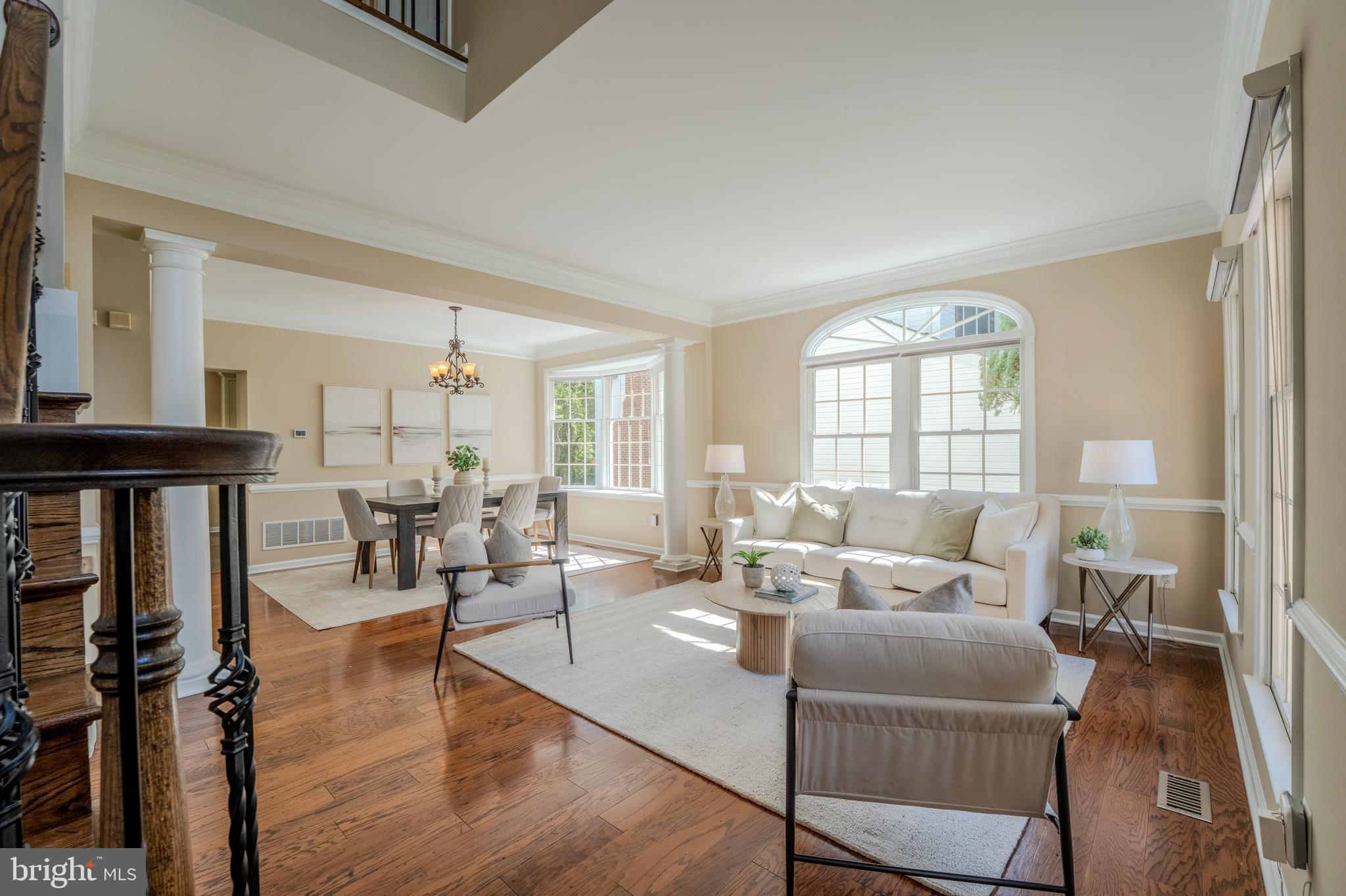 1327 Murray Downs Way Reston, VA 20194 - Photo 4 of 70 Living Room to Dining Room