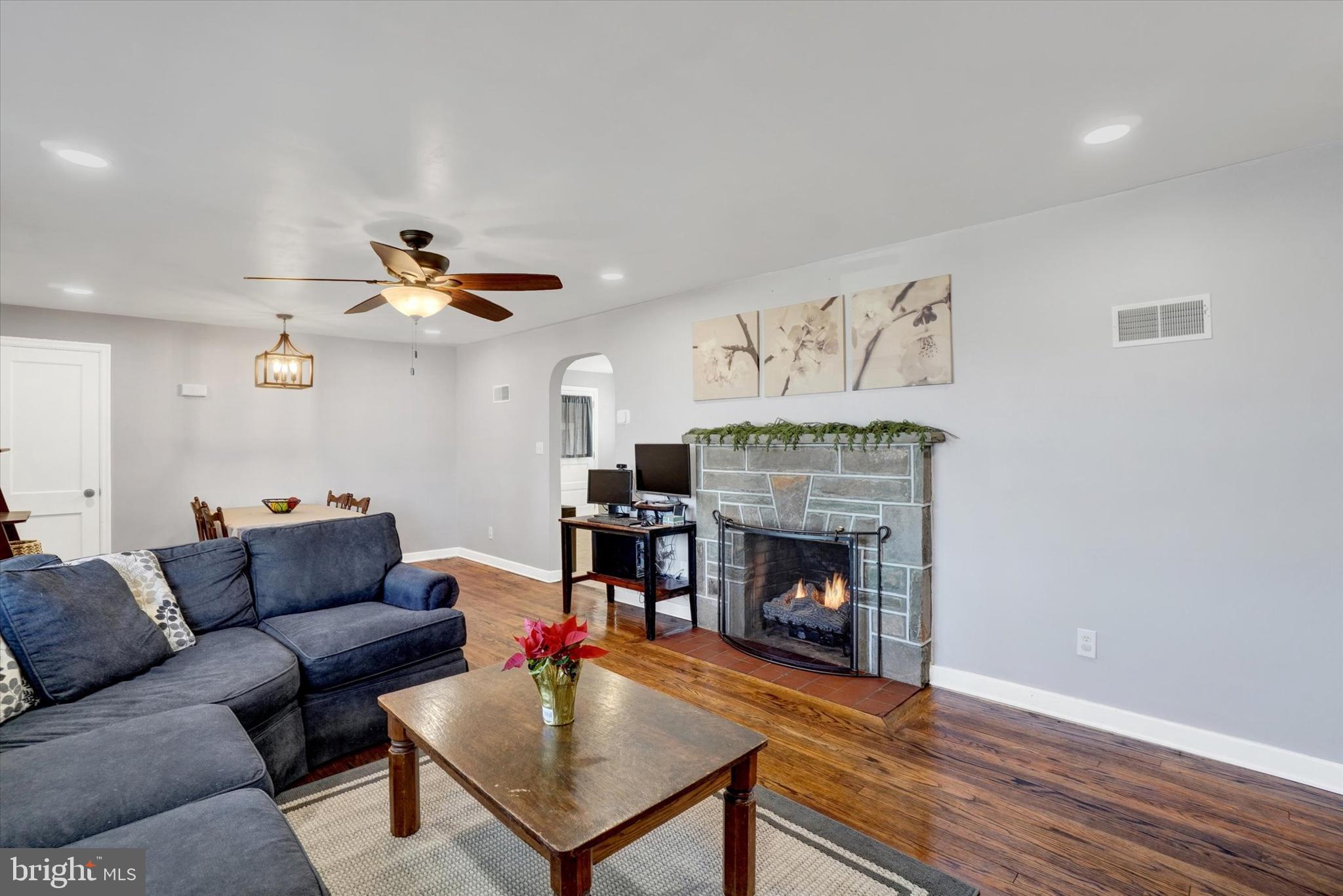 2090 Sycamore Road York, PA 17408 - Photo 19 of 27 a living room with furniture and a fireplace