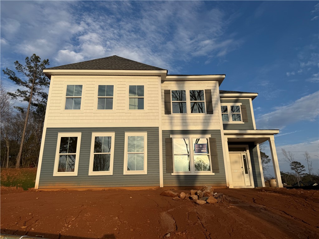 405 Botany Lane Anderson, SC 29621 - Photo 3 of 14 This newly constructed residence showcases a modern facade with inviting curb appeal.