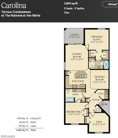 $6,295 | 5807 Double Eagle Cir Avenue, Unit 4621, Immokalee, FL 34142