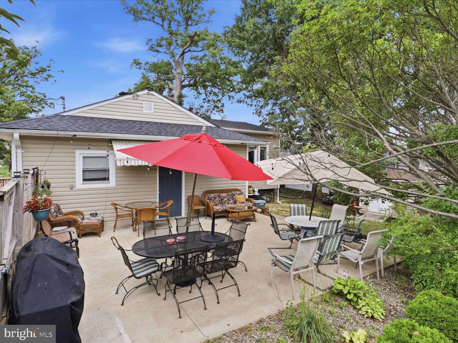 6103 Dinwiddie Street Springfield, VA 22150 - Photo 34 of 42 Exterior Side Patio