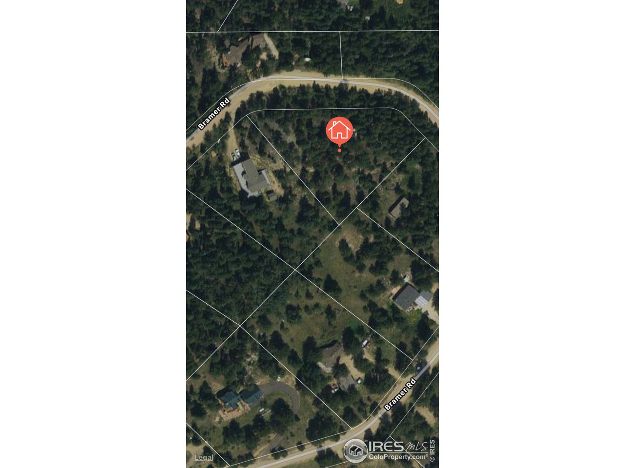 520 Bramer Road Ward, CO 80481 - Photo 24 of 25 Approximate property boundaries