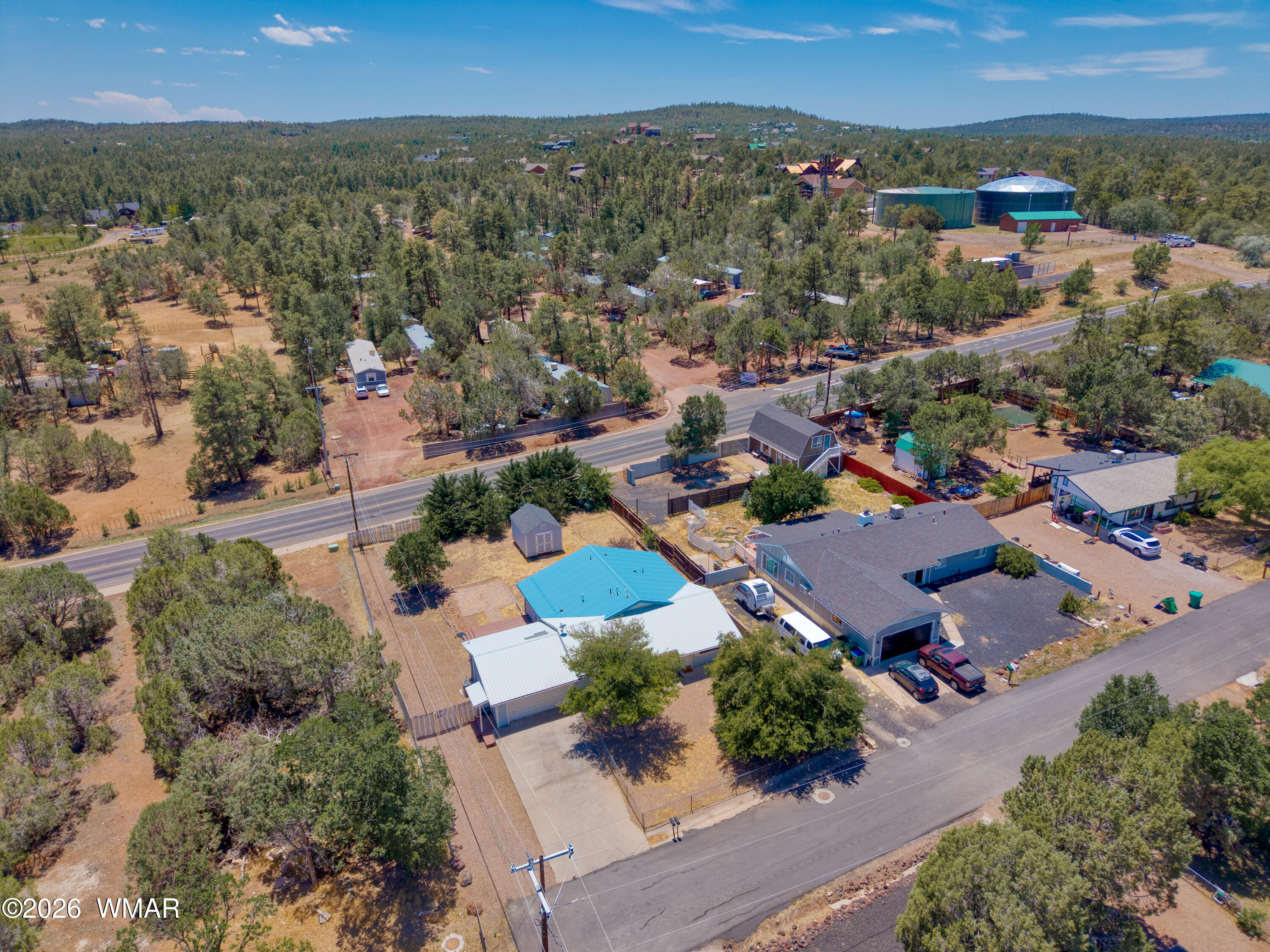 411 West Stratton Show Low, AZ 85901 - Photo 32 of 47 an aerial view of a city