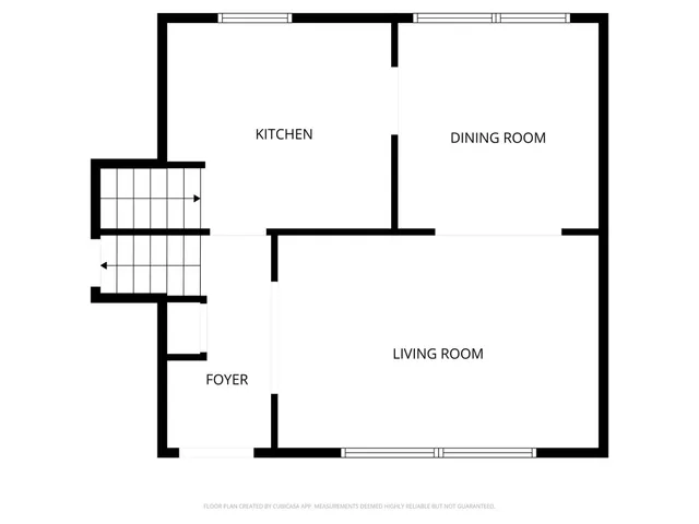 a black and white photo of a floor plan