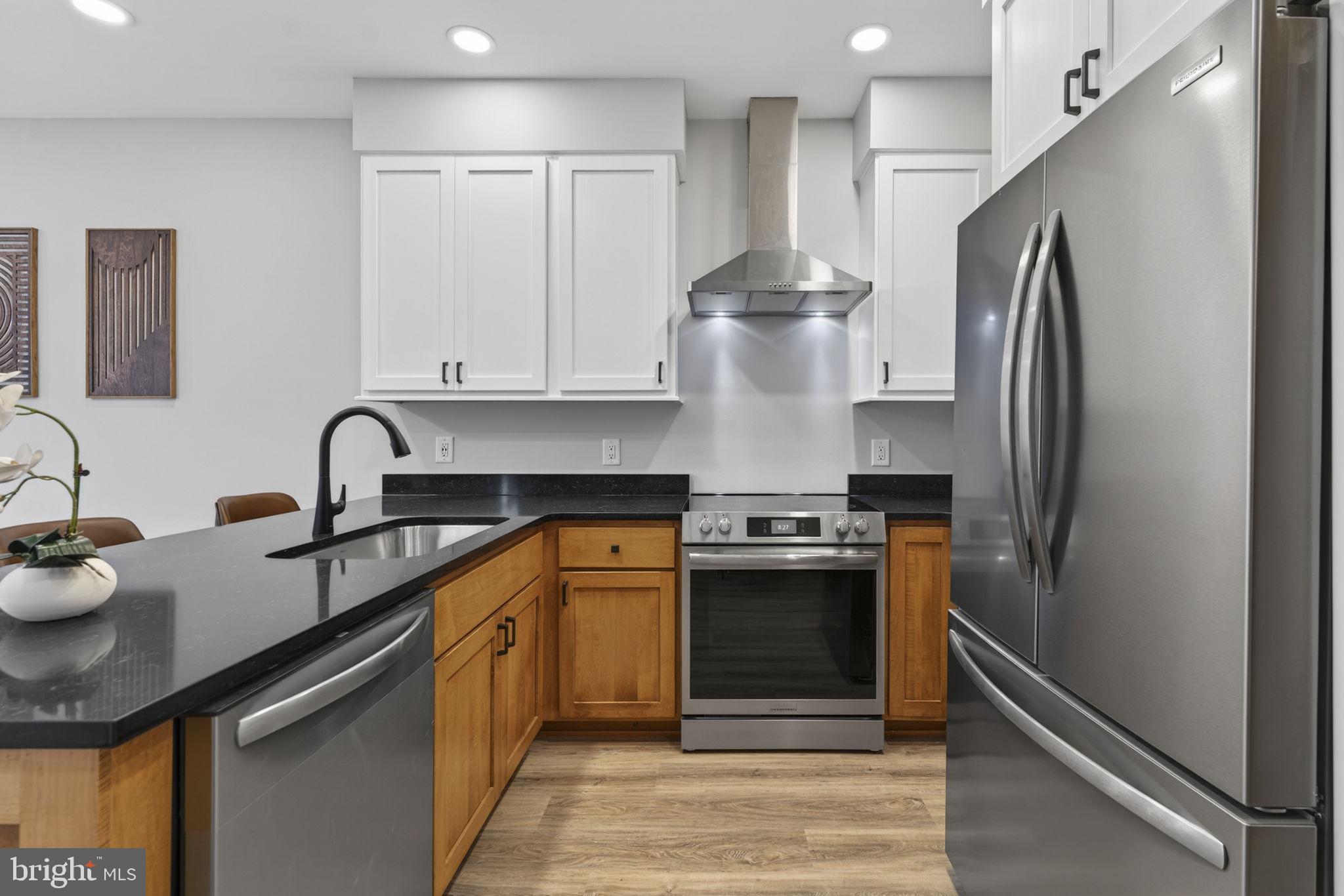 1956 Dove Hollow Road Mathias, WV 26812 - Photo 36 of 113 a kitchen with stainless steel appliances granite countertop a sink stove and refrigerator