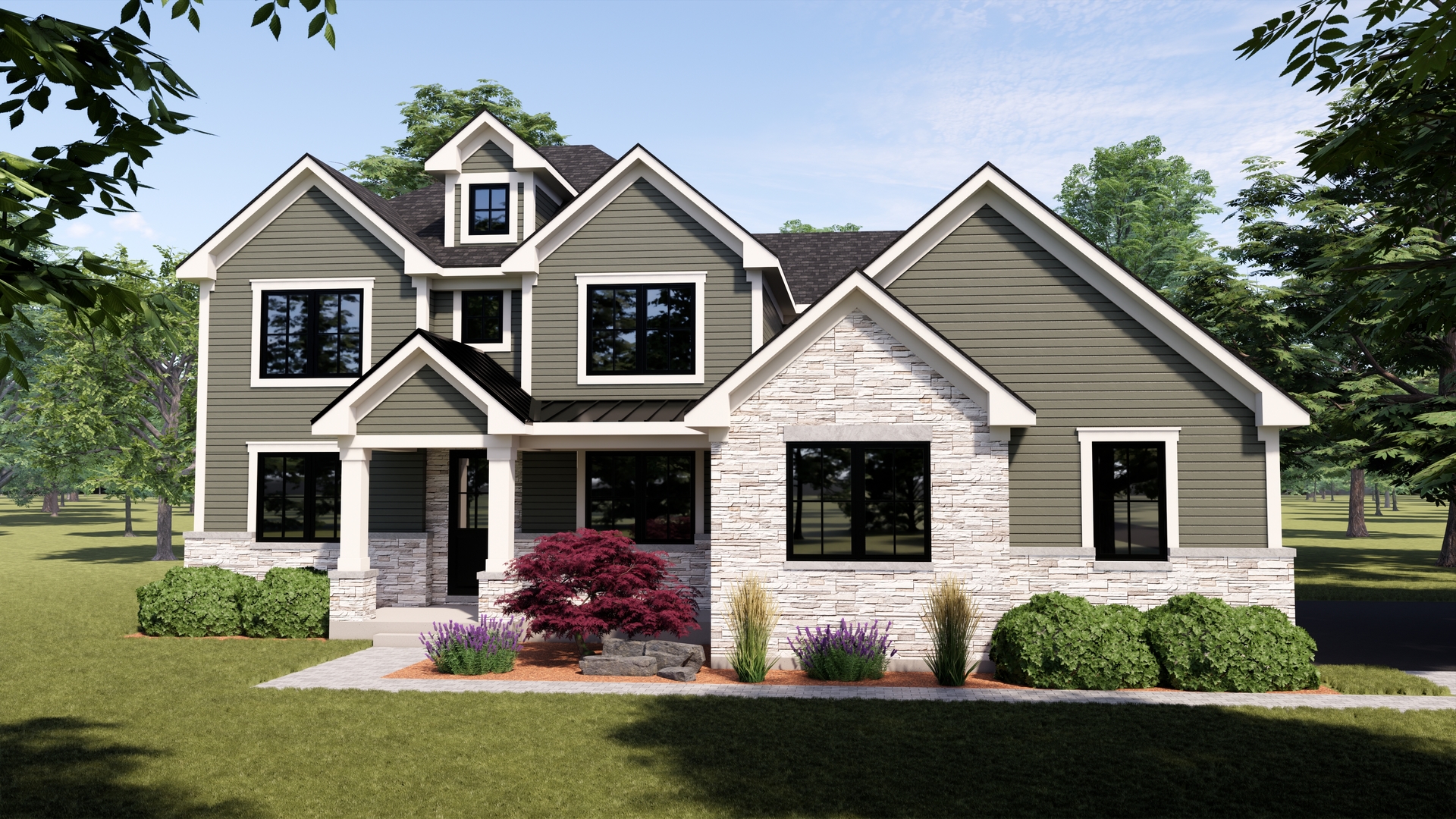 176 Red Leaf Circle Lakewood, IL 60014 - Photo 1 of 49 a front view of a house with a yard