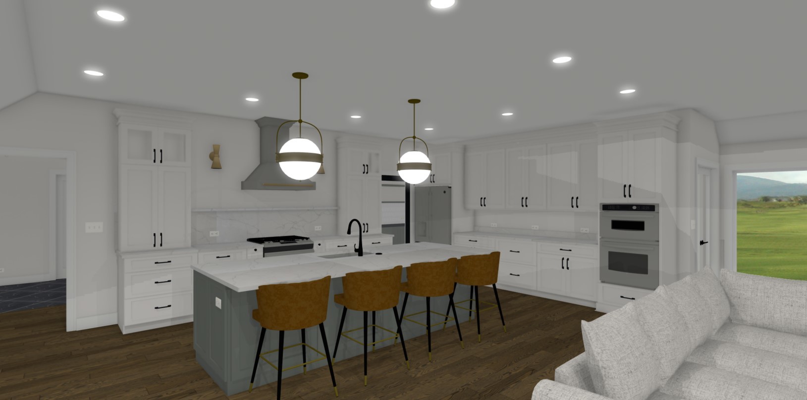 176 Red Leaf Circle Lakewood, IL 60014 - Photo 23 of 49 a large kitchen with a table and chairs