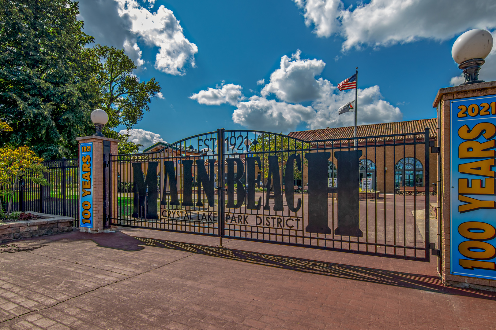 176 Red Leaf Circle Lakewood, IL 60014 - Photo 47 of 49 a view of a porch with wooden fence