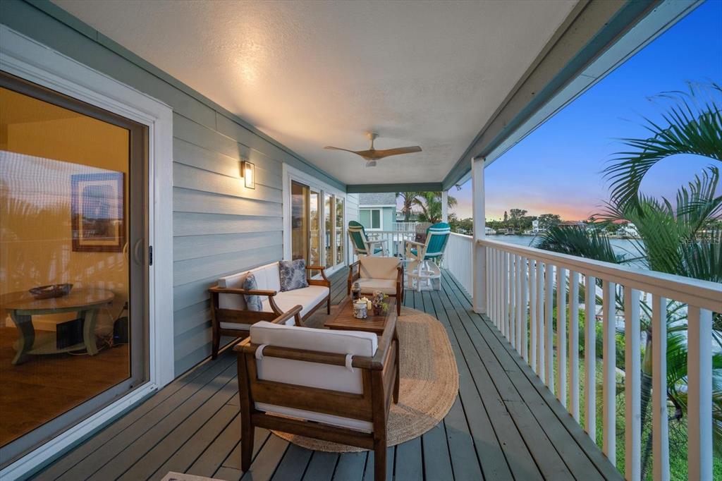2505 Bay Boulevard, Unit 4 Indian Rocks Beach, FL 33785 - Photo 36 of 63 a view of a balcony with furniture