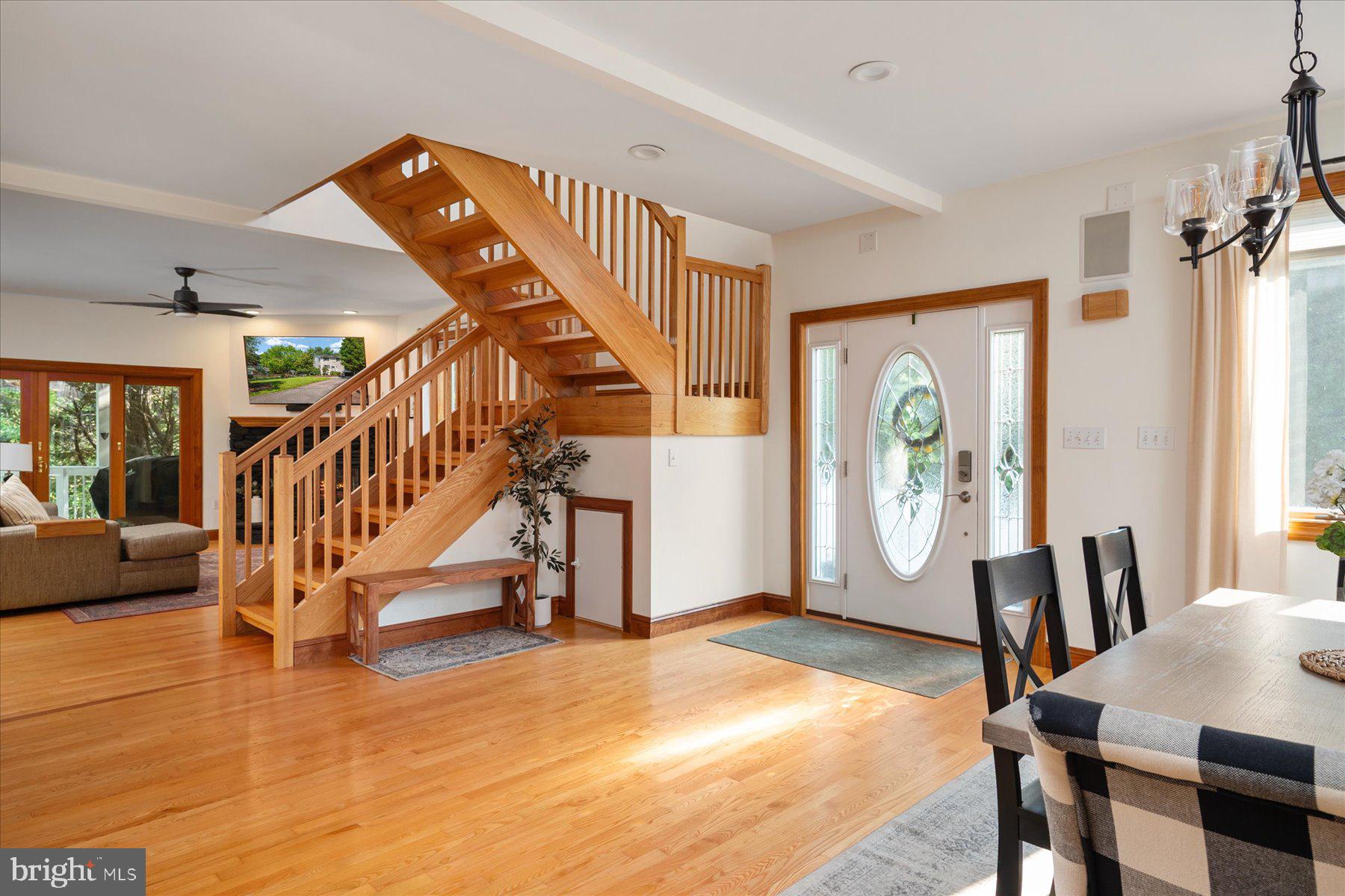 2710 Parkview Drive Riva, MD 21140 - Photo 12 of 60 a view of entryway dining room and hall with wooden floor