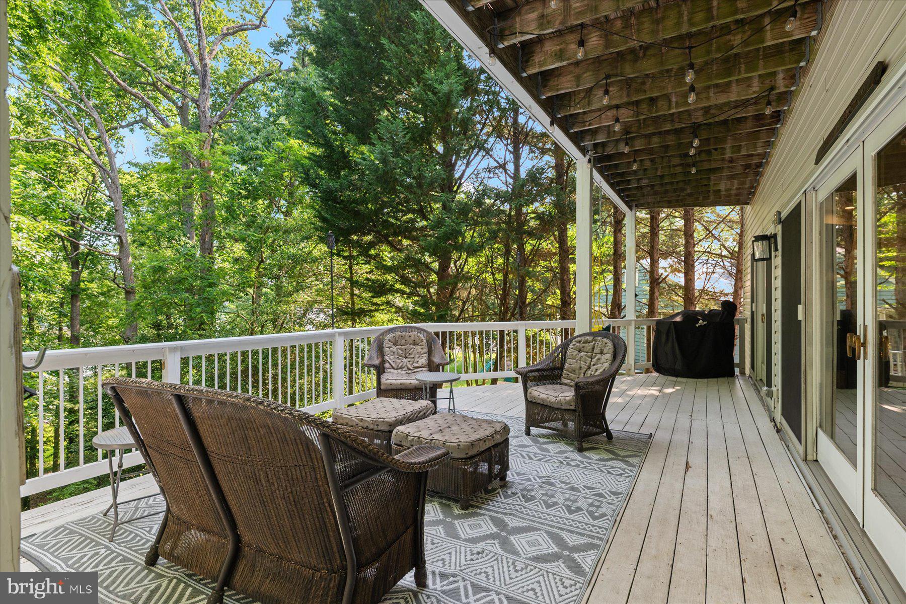 2710 Parkview Drive Riva, MD 21140 - Photo 27 of 60 a view of balcony with couch and wooden floor